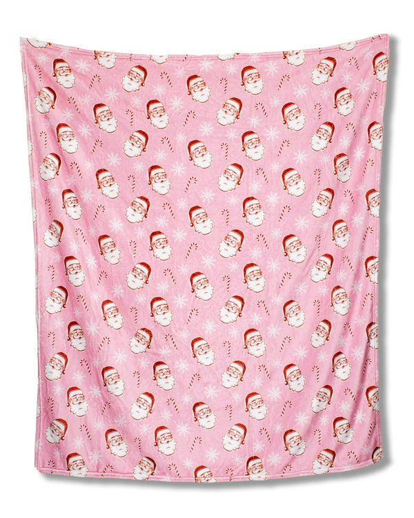 Candy Cane Cutie Throw - Pink