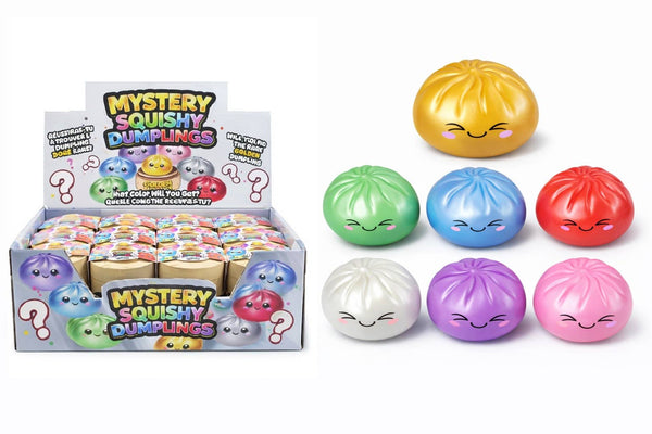 4" Mystery Squishy Dumpling - Metallic Colors - Simply Dixie Boutique