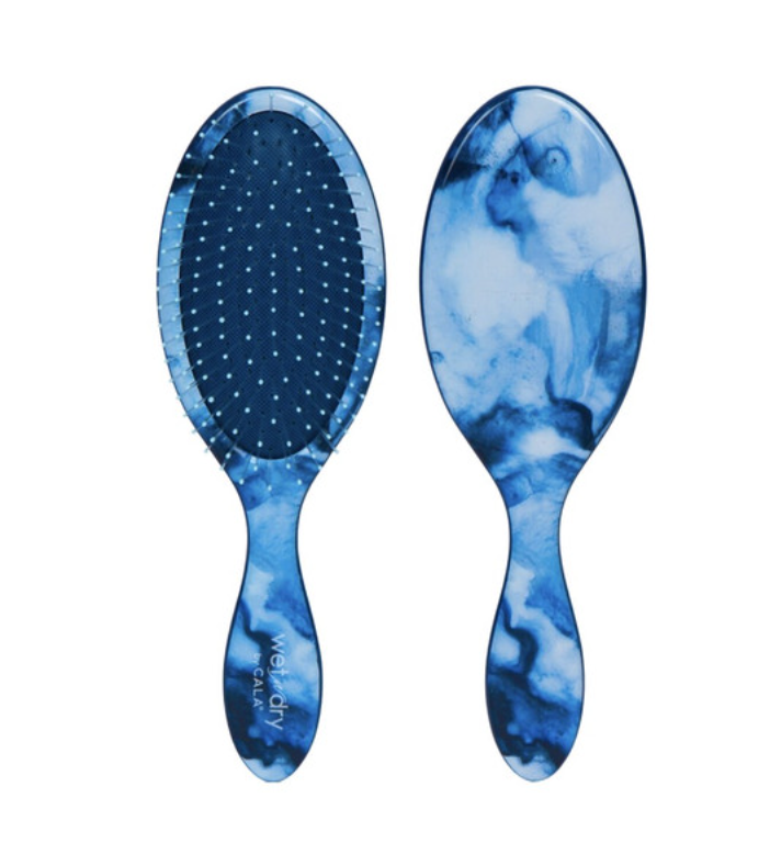 CALA Wet-n-Dry Detangling Hair Brush: Pink Pastel Marble
