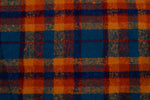 Alta Multi Plaid Edge Fray Scarf-Teal/Rust