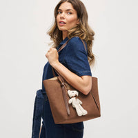 Lorenza Tote-Chocolate