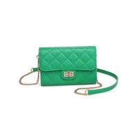 Winona Quilted  Multi-Compartment Crossbody-Black