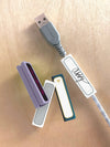 Tech Candy - ID ME CORD TAG SET : NAVY