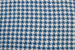 Valluga Woven Hounds tooth Scarf-Parisian Blue
