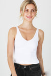 Nikibiki-Wide Ribbed Tank Top
