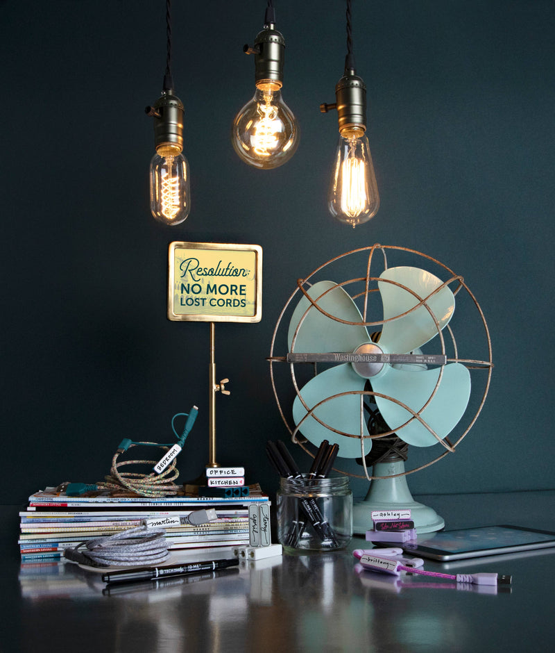 Tech Candy - ID ME CORD TAG SET : NAVY