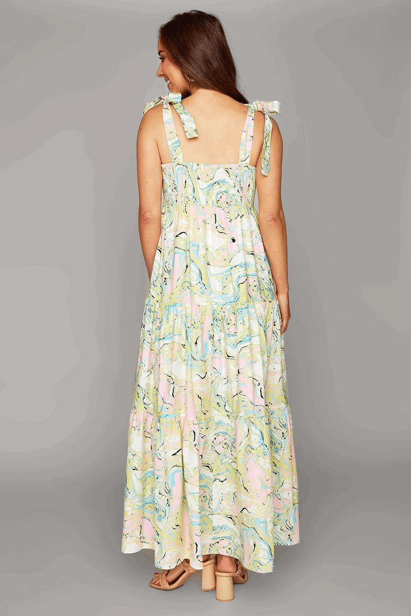 Buddy Love-Arlene Citron Marble Maxi Dress