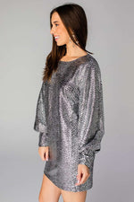 Buddy Love-Chacha Sequin Shift Dress-Crocodile Rock