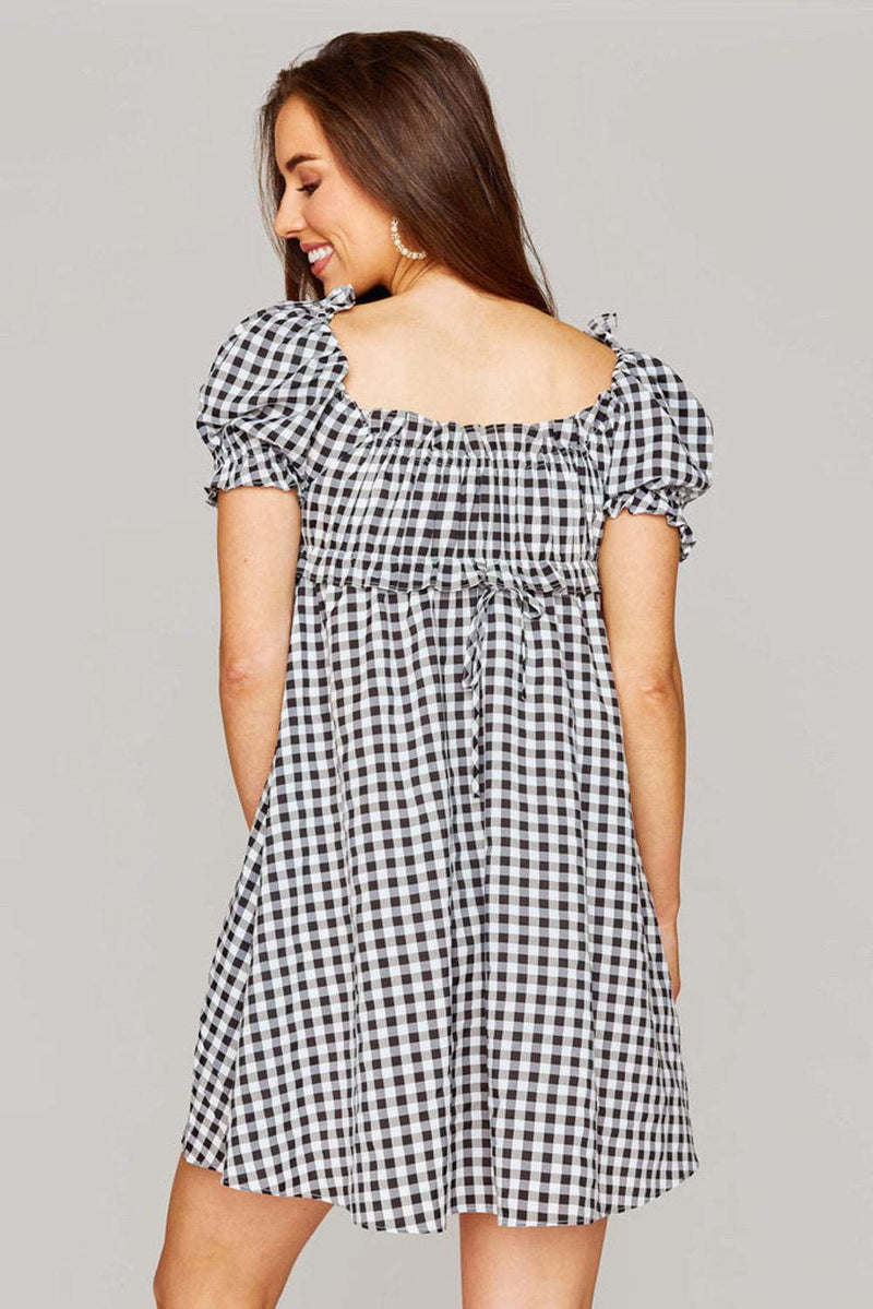 SALE-Buddy Love-Jac Dress-Black Plaid