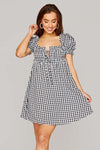 SALE-Buddy Love-Jac Dress-Black Plaid