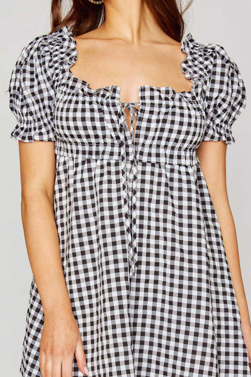 SALE-Buddy Love-Jac Dress-Black Plaid