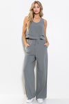 The Time Is Now Pants Set-Olive