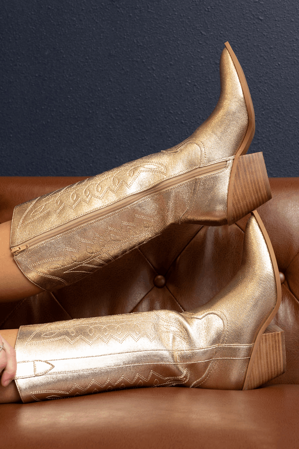 Corky's Footwear Howdy Boots Metallic Gold