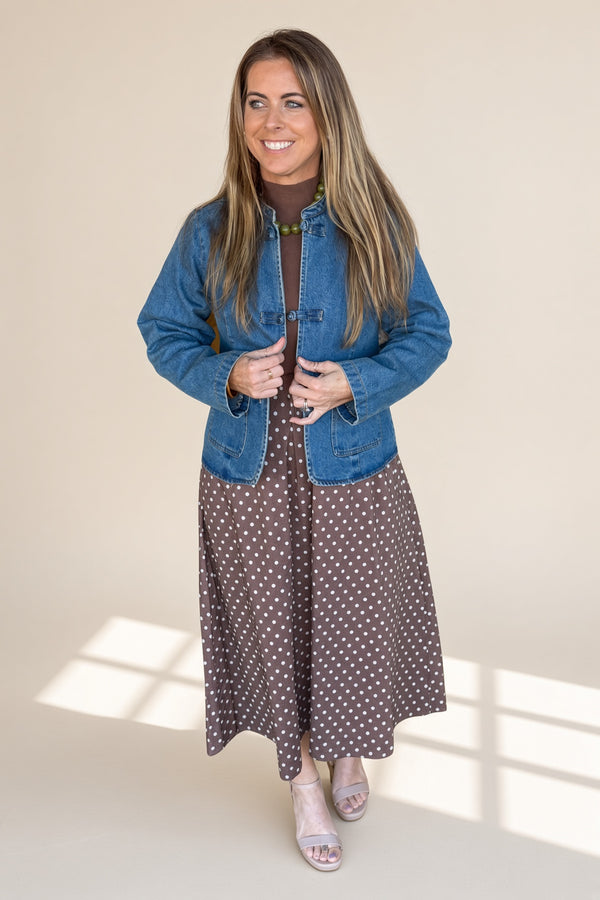 Denim Toggle Jacket