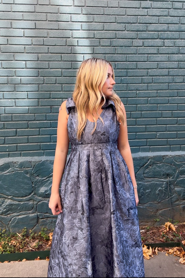 Entro Blue Holiday Dress