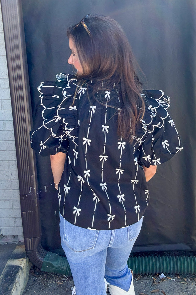 entro ruffle top