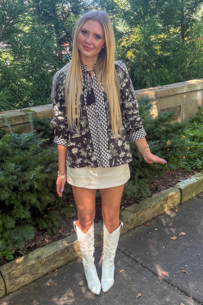 Entro Black Fall Tropical 3/4 top