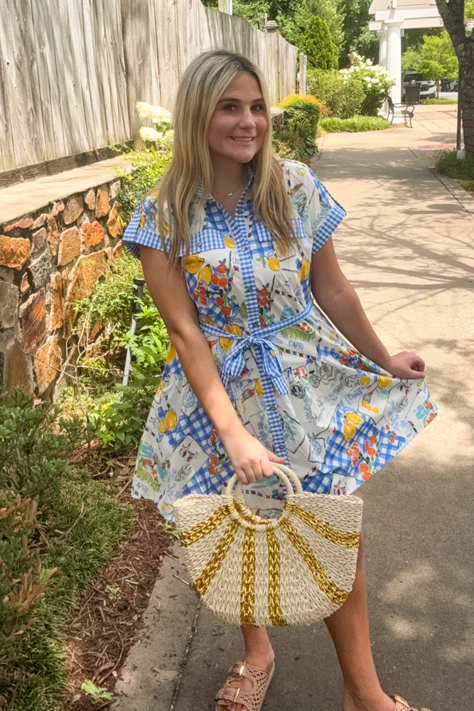 The Sherry Dress-Blue