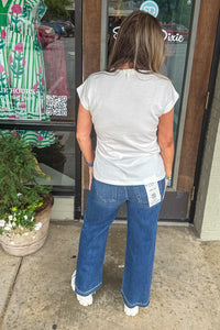 Entro Cream Knot Top Back
