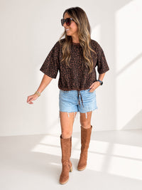 Entro Animal Print Top