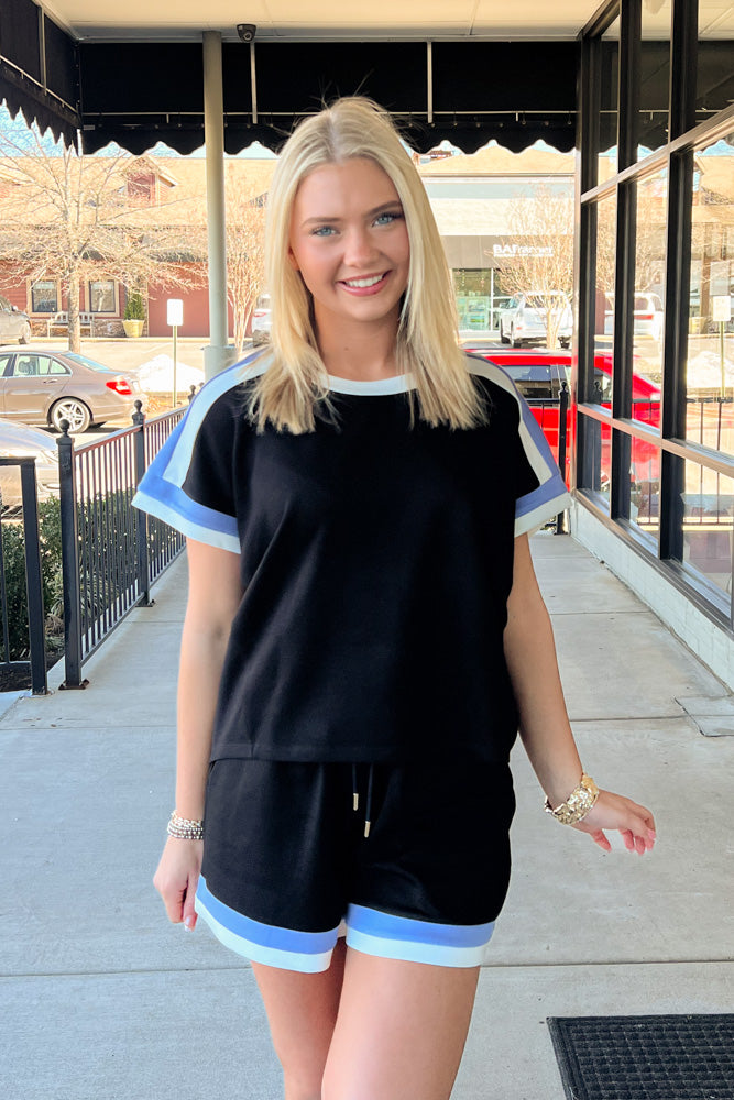 Essentially You Bold Trim Set-Black - Simply Dixie Boutique