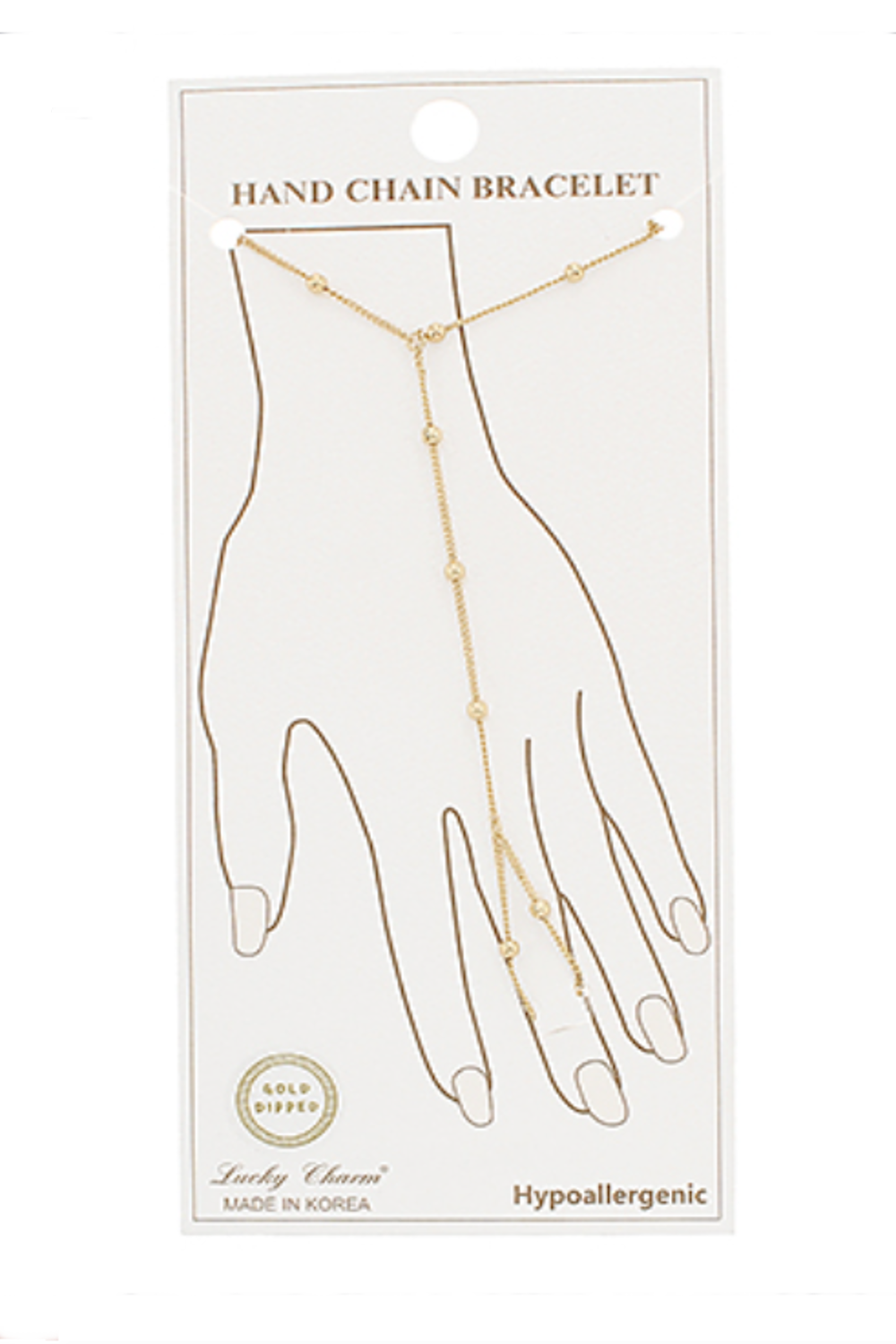 Gold Ball Hand Chain