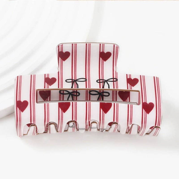 Heart And Stripe Clip