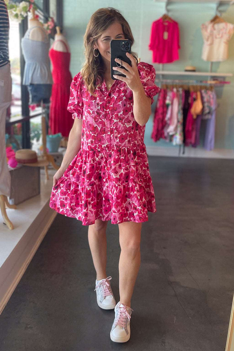 Dearest Darling Dress-Pink