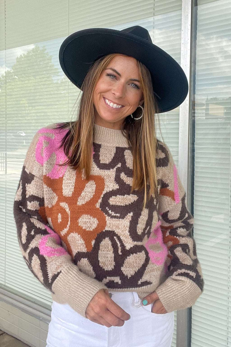 Know My Worth Sweater-Oatmeal