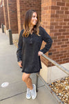 Back And Better Dress-Washed Black