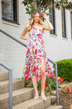 Runaway With Me Dress-Fuschia