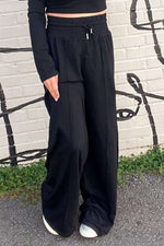 Drawn To You Pants-Black