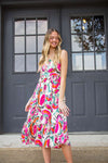 Runaway With Me Dress-Fuschia