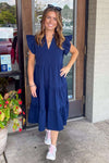 Covered By Love Maxi Dress - Navy