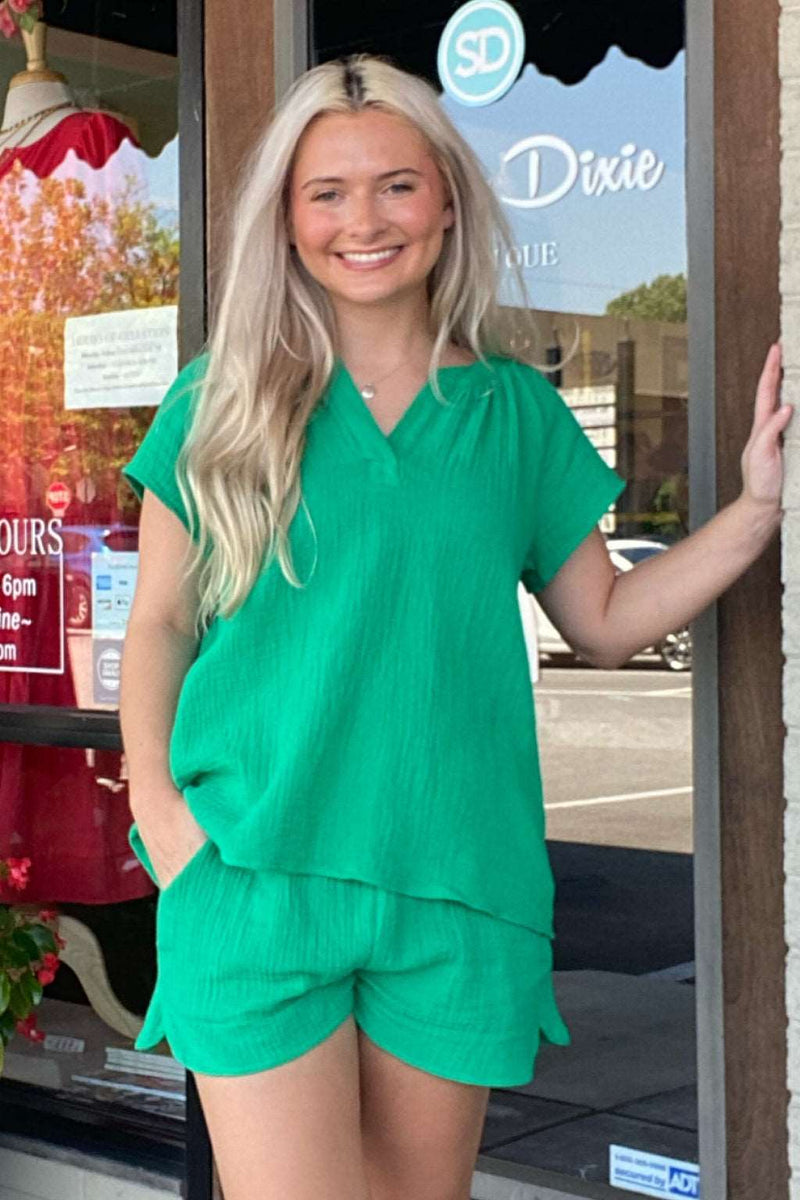 My Own Plans Top-Green