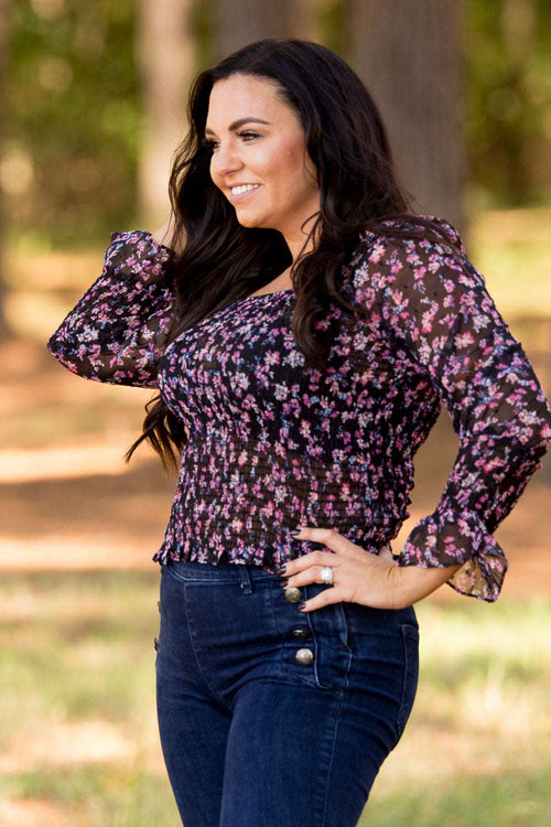 SALE-Buddy Love-Cassie Mystic Top-Black