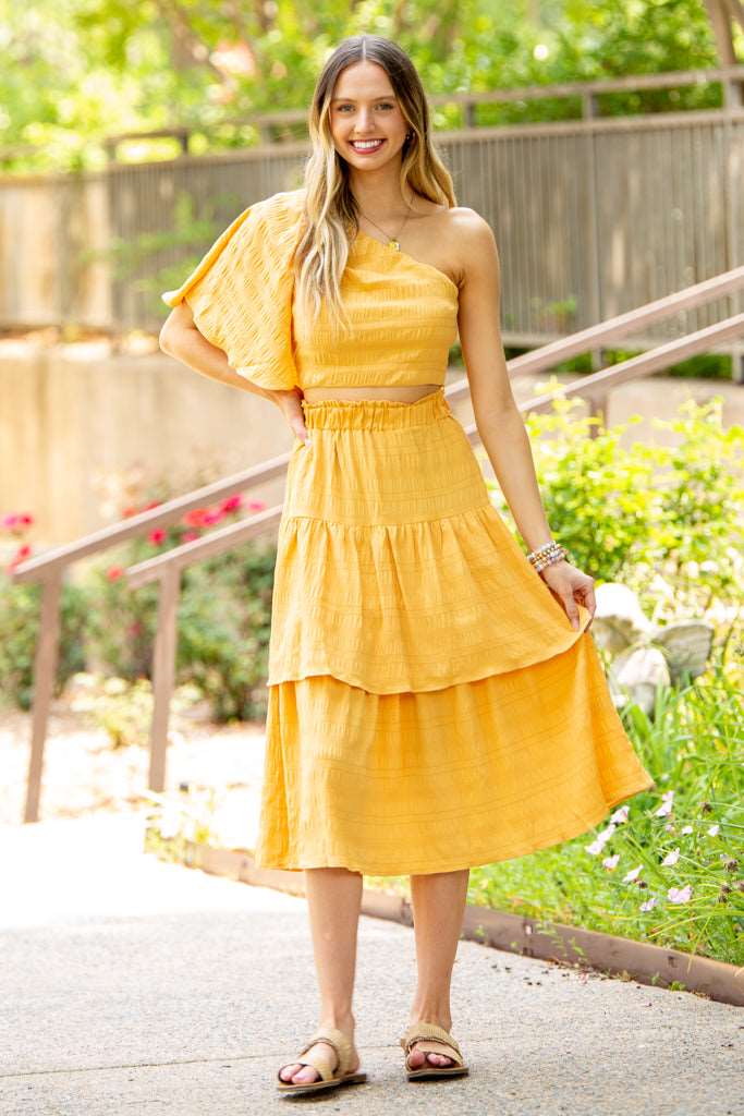 Bright As The Sun Top-Yellow