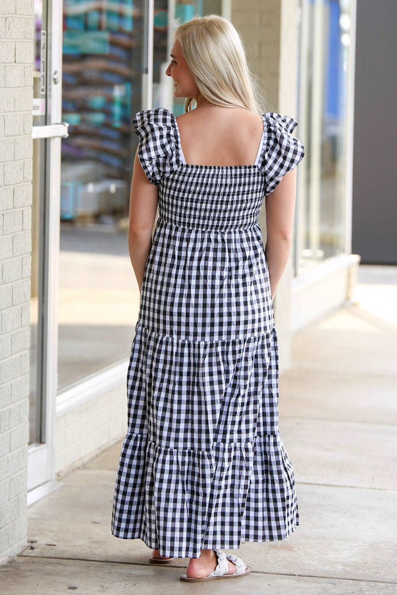 Buddy Love-Brynn Black Checker Maxi
