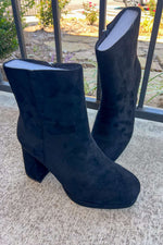 Corky's Footwear - Slug Bug Suede Bootie-Black