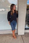 Umgee Black Textured Top