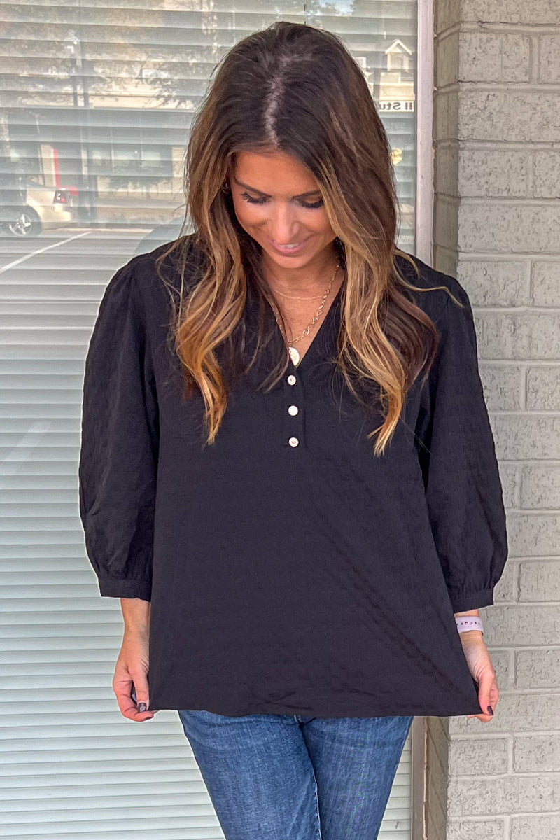 Look At Me Top-Black