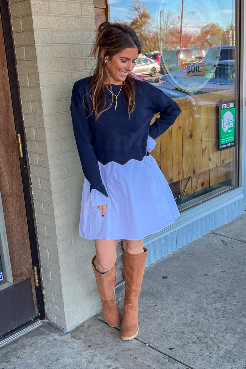 English factory sweater dress sale