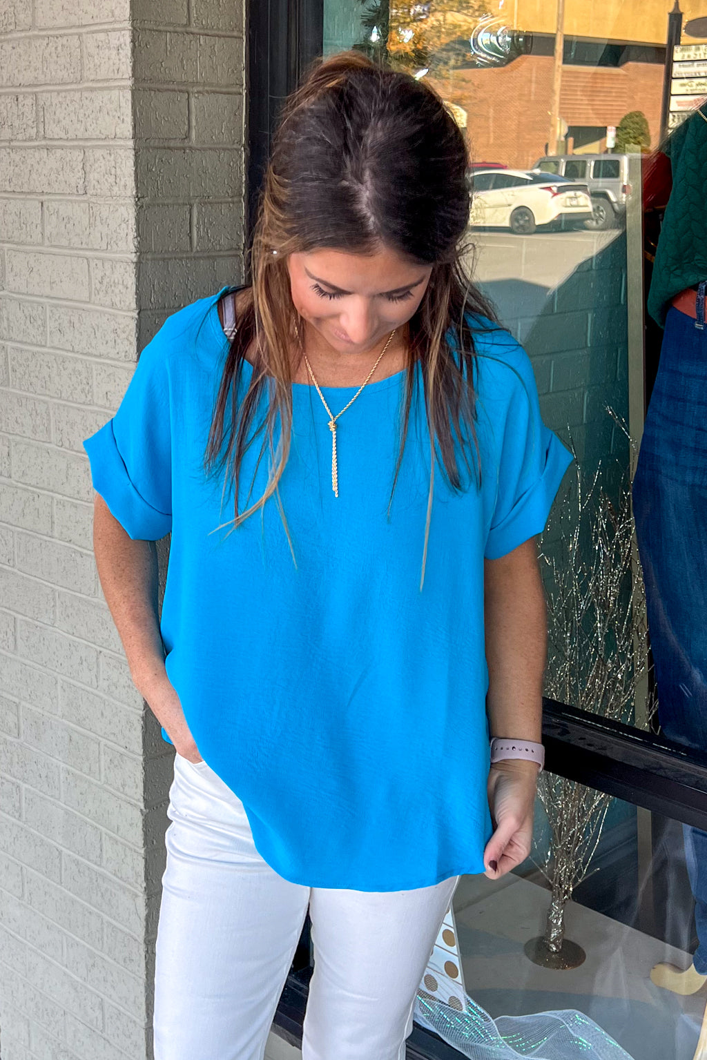 Entro Airflow Top in Ocean Blue