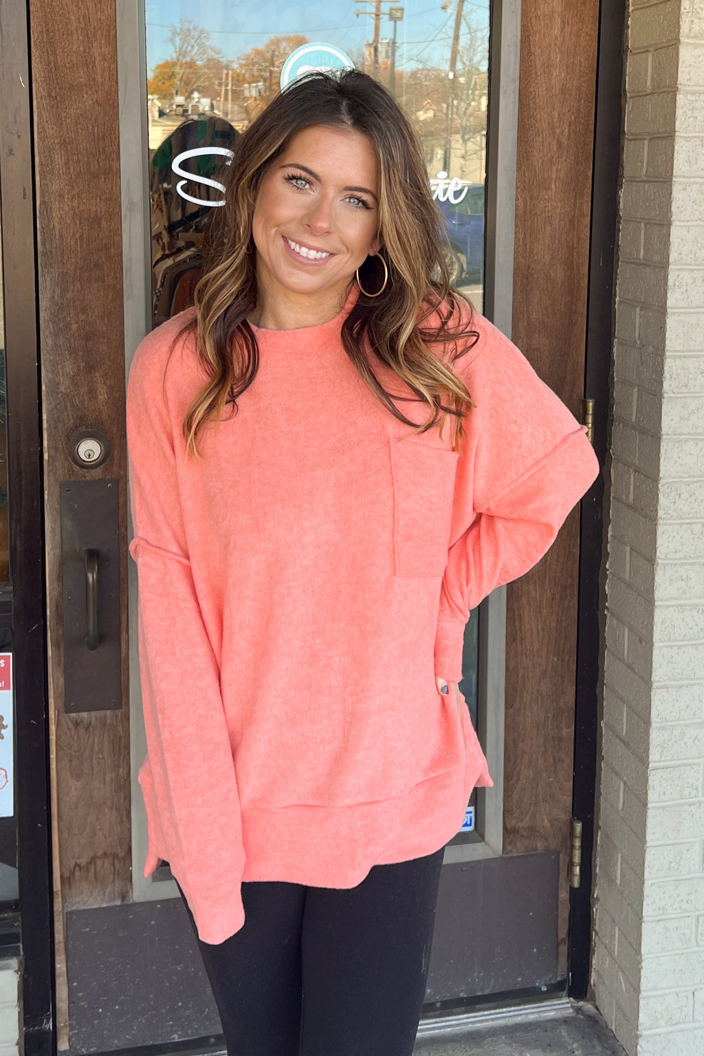 Zenana Drop Shoulder Oversized Sweater Simply Dixie Boutique