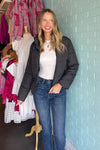 Black Zenana Puffer Jacket