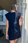 New Chapter Shirt Dress-Black