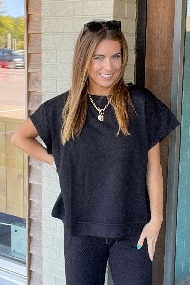 See And Be Seen Textured Set Black