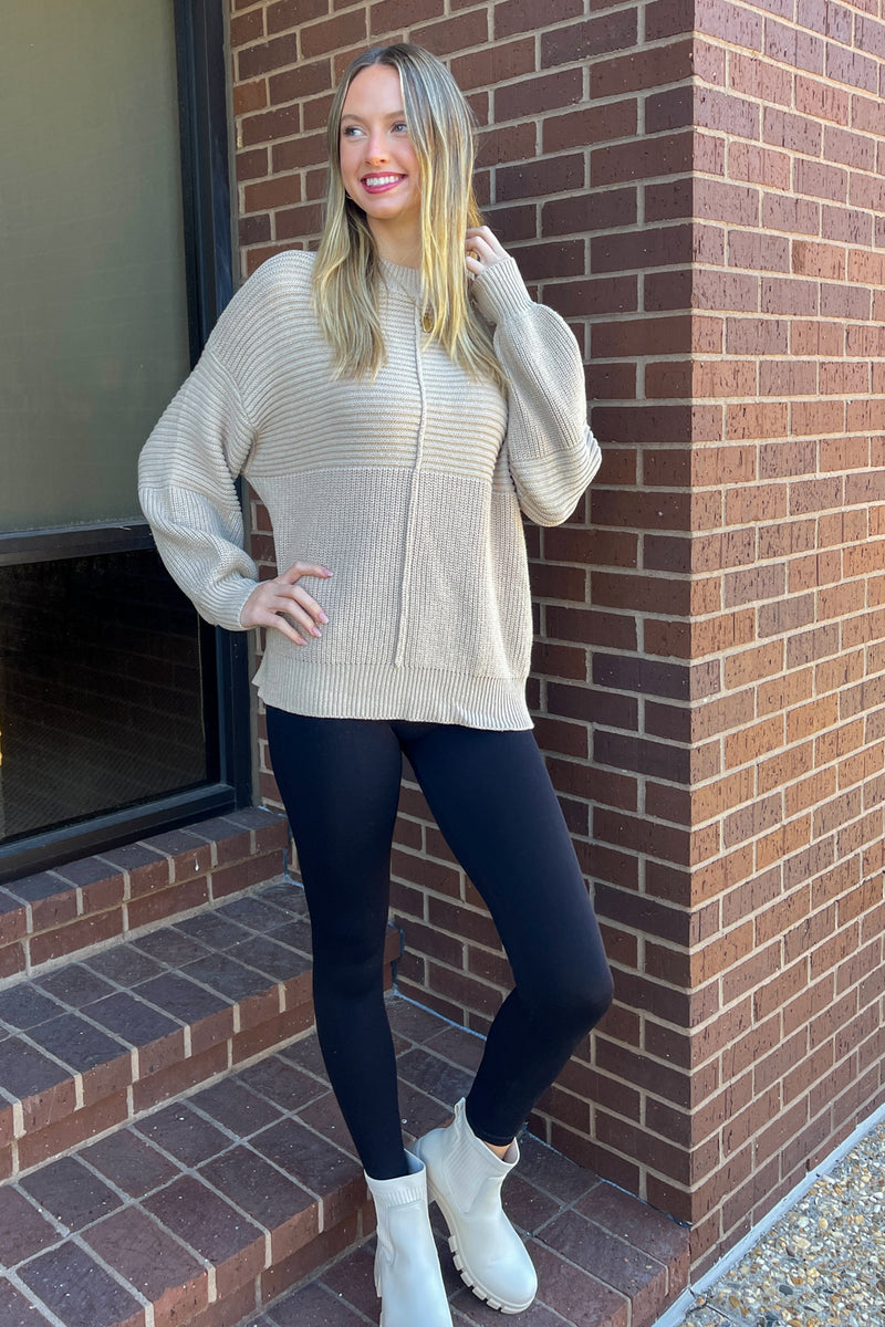 Sweet Thing Sweater-Beige