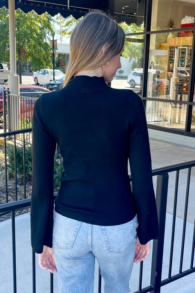 The Bell Of It All Top-Black