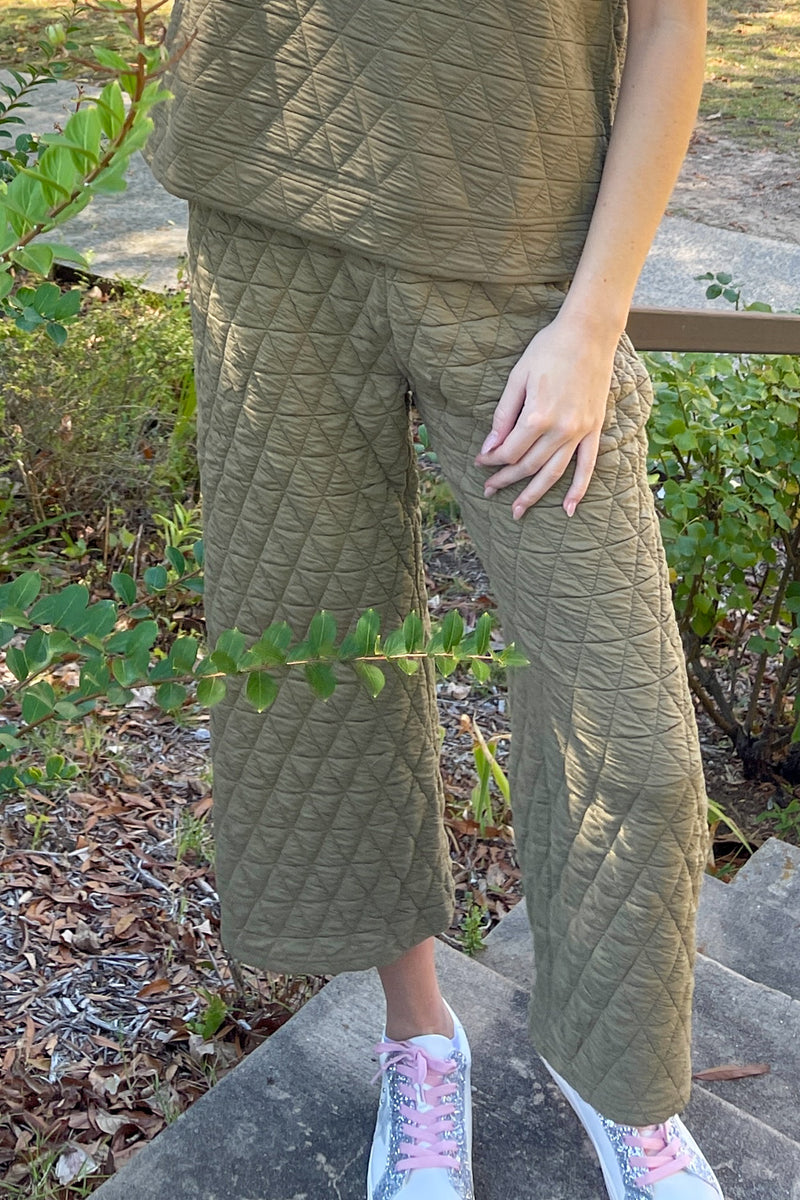 Far From Home Quilted Pant